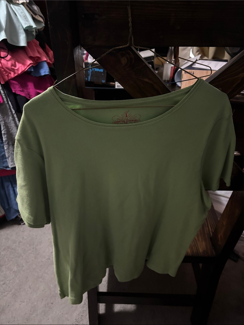 Northcrest Sage Green Short-Sleeve Crew Tee